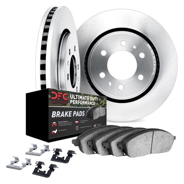 DFC® - Slotted Front Brake Kit with Ultimate Duty Performance Brake Pads