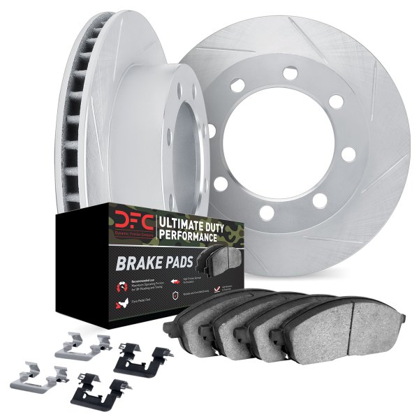 DFC® - Slotted Rear Brake Kit with Ultimate Duty Performance Brake Pads