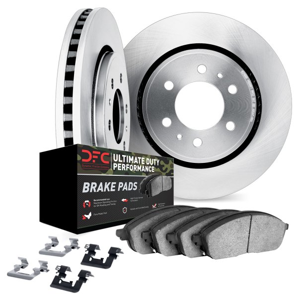 DFC® - Slotted Rear Brake Kit with Ultimate Duty Performance Brake Pads