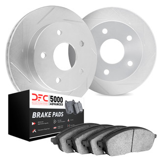 DFC® - Slotted Front Brake Kit with 5000 Advanced Brake Pads