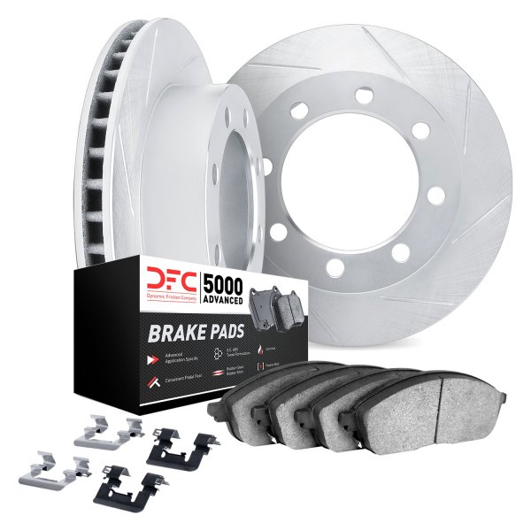 DFC® - Slotted Front Brake Kit with 5000 Advanced Brake Pads