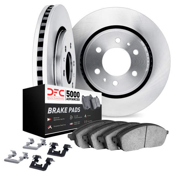 DFC® - Slotted Front Brake Kit with 5000 Advanced Brake Pads