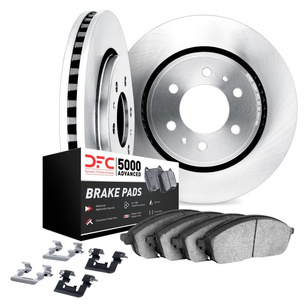 DFC® - Slotted Rear Brake Kit with 5000 Advanced Brake Pads