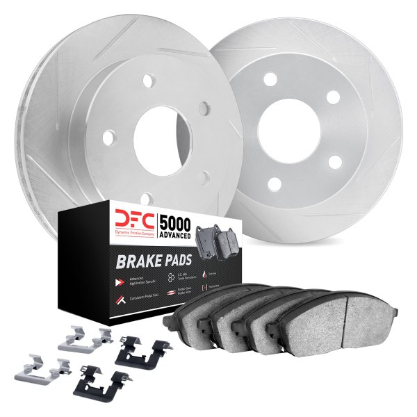 DFC® - Slotted Front Brake Kit with 5000 Advanced Brake Pads