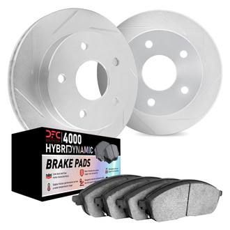 DFC® - Slotted Front Brake Kit with 4000 HybriDynamic Brake Pads