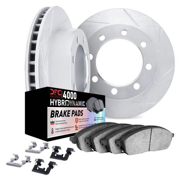 DFC® - Slotted Front Brake Kit with 4000 HybriDynamic Brake Pads