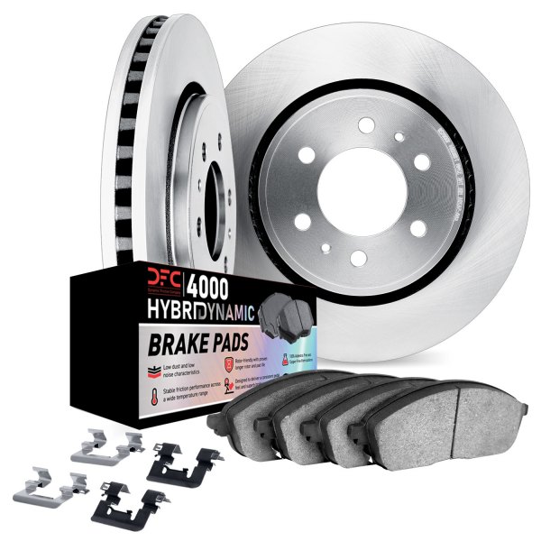 DFC® - Slotted Rear Brake Kit with 4000 HybriDynamic Brake Pads