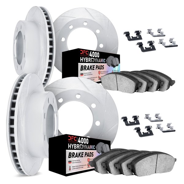 DFC® - Slotted Front and Rear Brake Kit with 4000 HybriDynamic Brake Pads