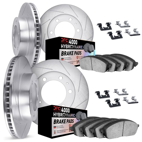 DFC® - Slotted Front and Rear Brake Kit with 4000 HybriDynamic Brake Pads