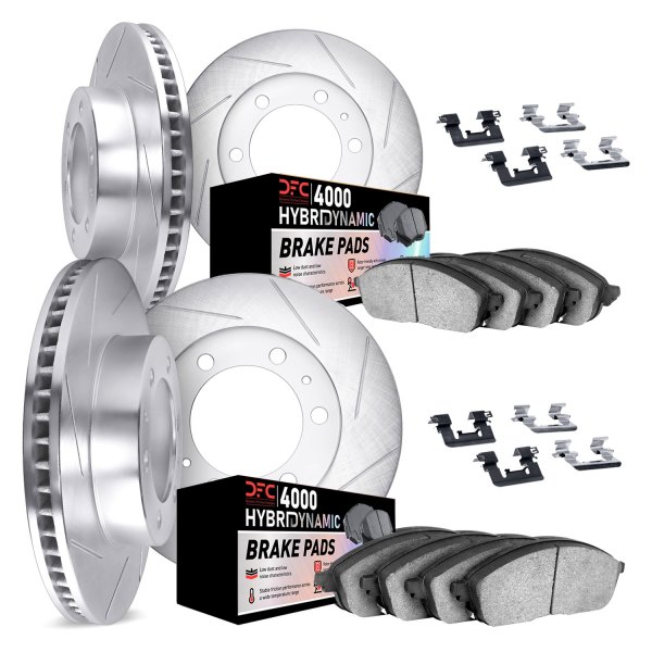 DFC® - Slotted Front and Rear Brake Kit with 4000 HybriDynamic Brake Pads