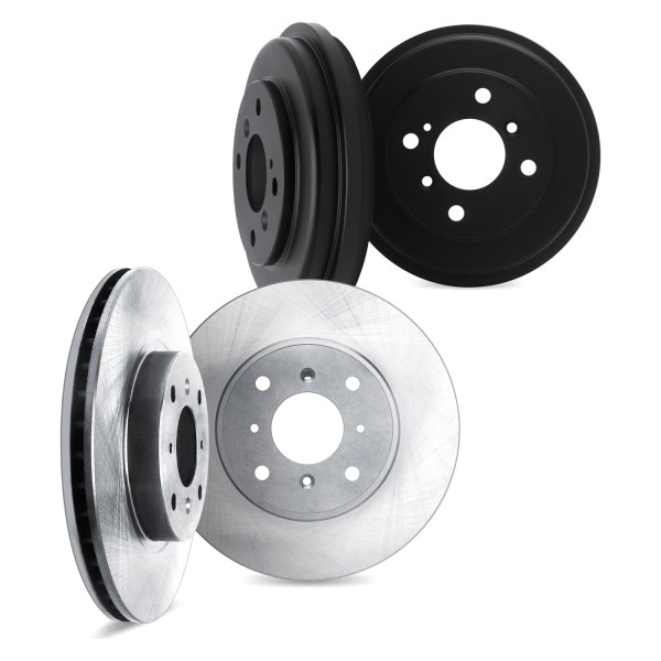 DFC® - 4-Piece Front and Rear Brake Rotor Set