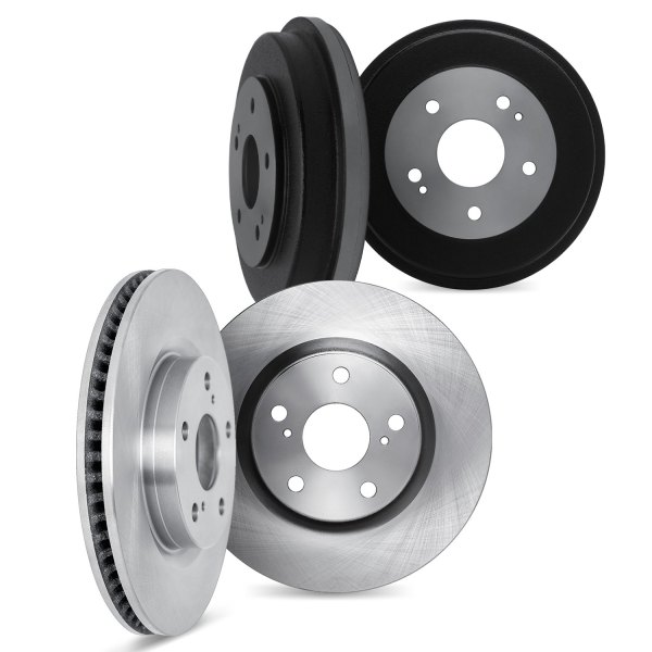 DFC® - Plain Front and Rear Brake Kit with Drums