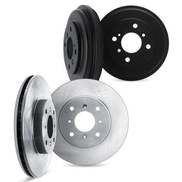 DFC® - 1-Piece Front and Rear Brake Rotor Set