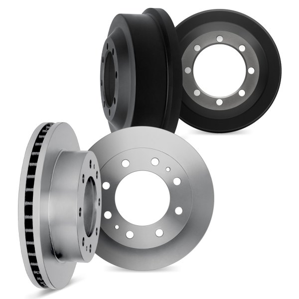 DFC® - Plain Front and Rear Brake Kit with Drums