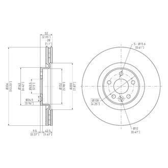 DFC® - GeoSpec® Vented Front Brake Rotor