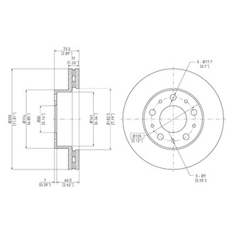 DFC® - GeoSpec® Plain Disc Brake Rotor