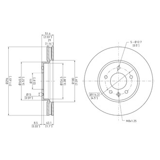 DFC® - GeoSpec® Vented Brake Rotor