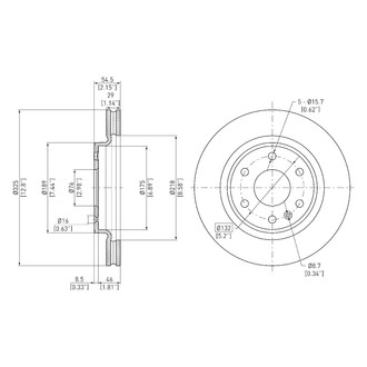DFC® - GeoSpec® Vented Front Brake Rotor