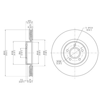 DFC® - GeoSpec® Vented Front Brake Rotor