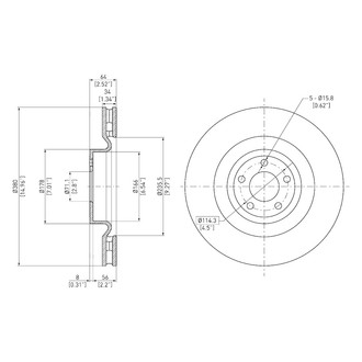 DFC® - GeoSpec® Front Brake Rotor
