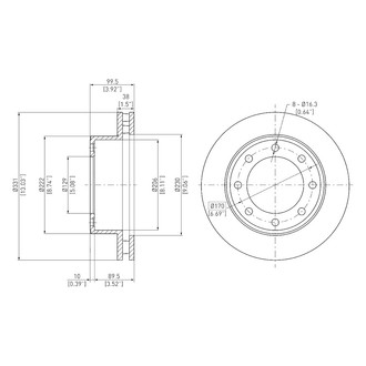 DFC® - GeoSpec® Plain Disc Brake Rotor