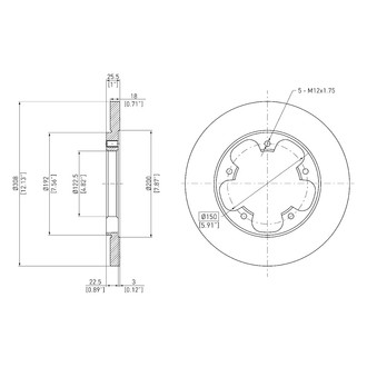 DFC® - GeoSpec® Solid Rear Brake Rotor