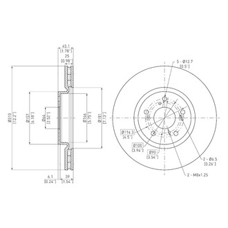 DFC® - GeoSpec® Vented Front Brake Rotor