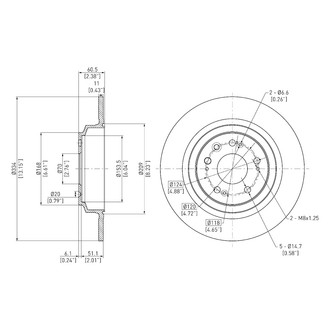 DFC® - GeoSpec® Solid Rear Brake Rotor