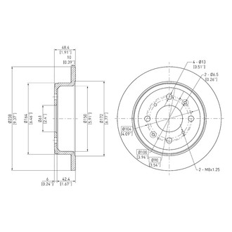 DFC® - GeoSpec® Solid Rear Brake Rotor
