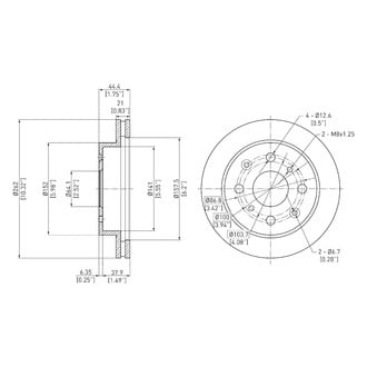 DFC® - GeoSpec® Vented Front Brake Rotor