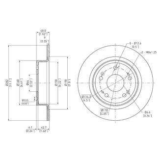 DFC® - GeoSpec® Solid Rear Brake Rotor