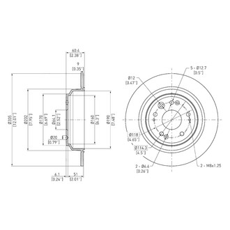 DFC® - GeoSpec® Solid Rear Brake Rotor