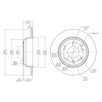DFC® - GeoSpec® Solid Rear Brake Rotor