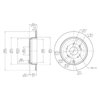 DFC® - GeoSpec® Solid Rear Brake Rotor
