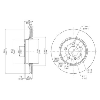 DFC® - GeoSpec® Vented Rear Brake Rotor