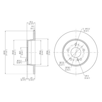 DFC® - GeoSpec® Solid Rear Brake Rotor