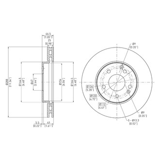 DFC® - GeoSpec® Vented Front Brake Rotor