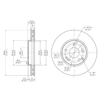 DFC® - GeoSpec® Plain Disc Brake Rotor