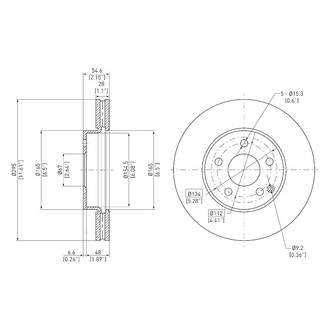 DFC® - GeoSpec® Vented Front Brake Rotor