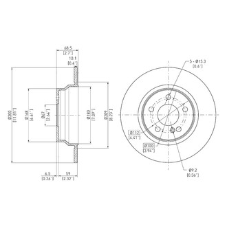 DFC® - GeoSpec® Solid Rear Brake Rotor