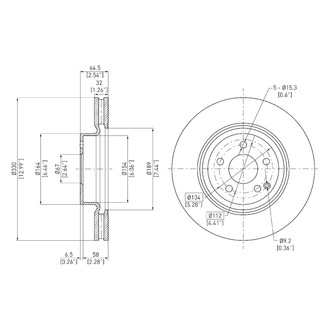 DFC® - GeoSpec® Vented Front Brake Rotor