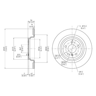 DFC® - GeoSpec® Solid Rear Brake Rotor