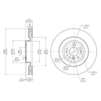 DFC® - GeoSpec® Plain Disc Brake Rotor