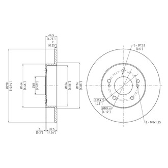 DFC® - GeoSpec® Solid Rear Brake Rotor