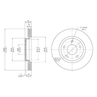 DFC® - GeoSpec® Front Brake Rotor