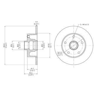 DFC® - GeoSpec® Solid Rear Brake Rotor