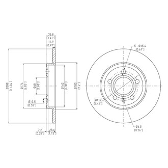 DFC® - GeoSpec® Solid Rear Brake Rotor