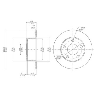DFC® - GeoSpec® Solid Rear Brake Rotor