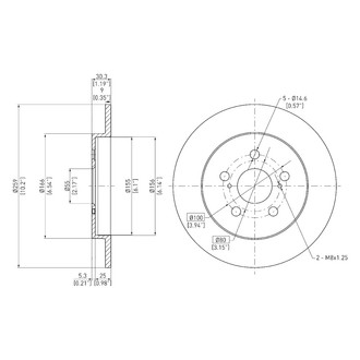 DFC® - GeoSpec® Solid Rear Brake Rotor