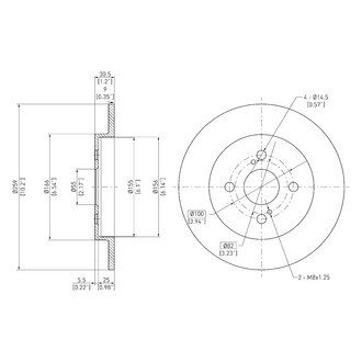 DFC® - GeoSpec® Solid Rear Brake Rotor